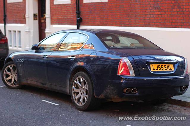 Maserati Quattroporte spotted in London, United Kingdom