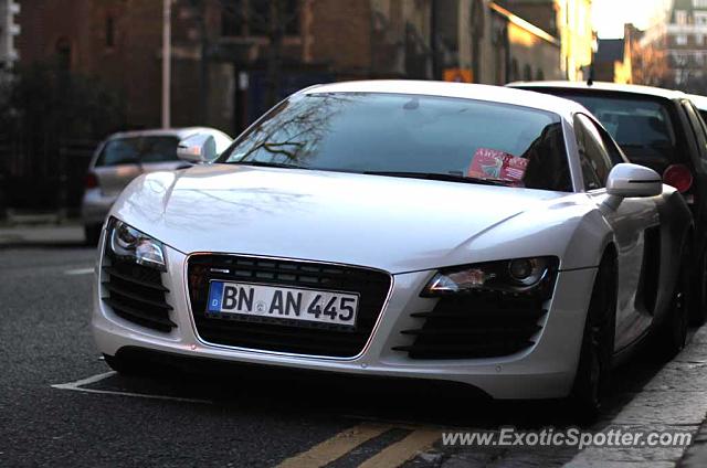 Audi R8 spotted in London, United Kingdom