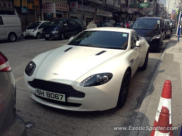 Aston Martin Vantage spotted in Hong Kong, China