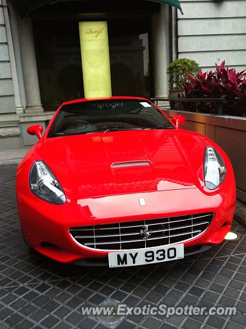 Ferrari California spotted in Hong Kong, China