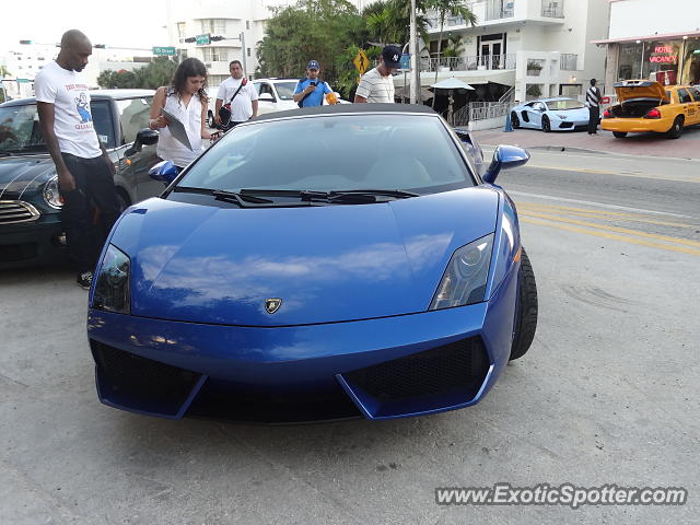 Lamborghini Aventador spotted in Miami, Florida