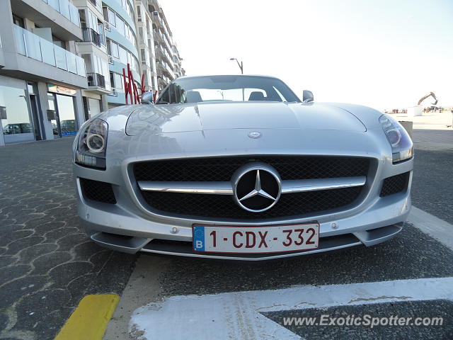 Mercedes SLS AMG spotted in Knokke-Heist, Belgium