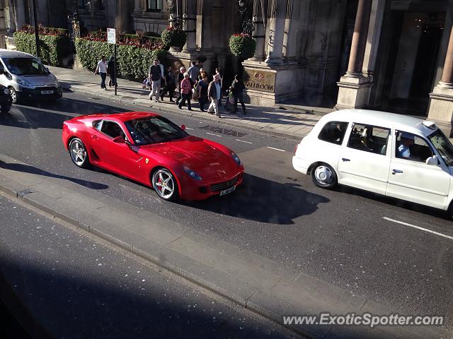 Ferrari 599GTB spotted in London, United Kingdom