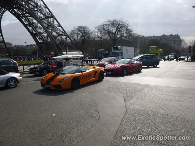 Ferrari California spotted in Paris, France