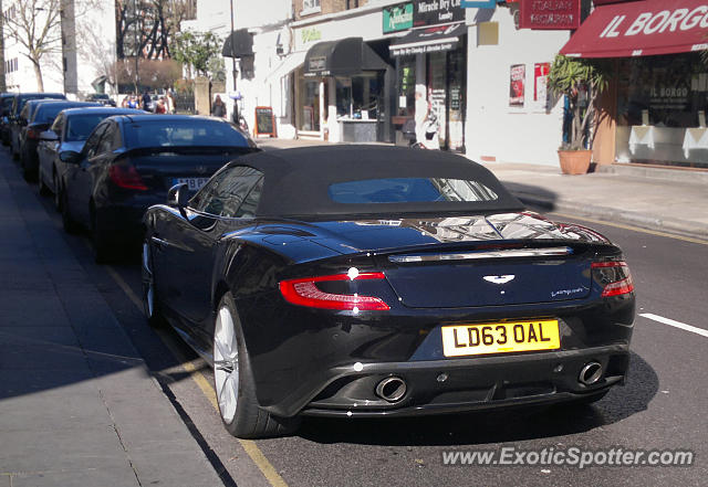 Aston Martin Vanquish spotted in London, United Kingdom