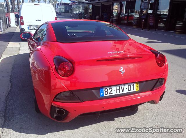 Ferrari California spotted in Vilamoura, Portugal