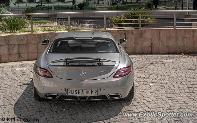 Mercedes SLS AMG spotted in Sandton, South Africa