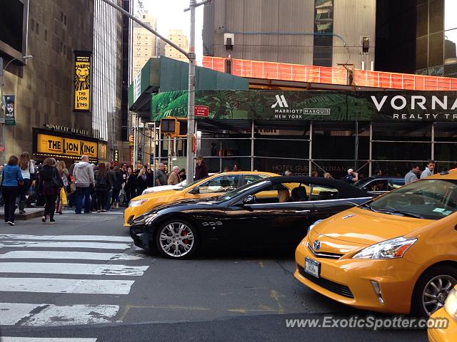 Maserati GranCabrio spotted in New York City, New York