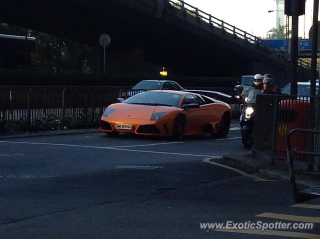 Lamborghini Murcielago spotted in Hong Kong, China