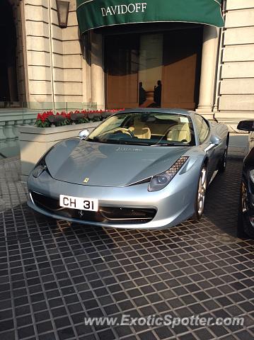 Ferrari 458 Italia spotted in Hong Kong, China