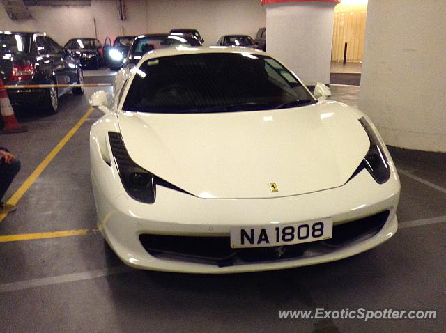 Ferrari 458 Italia spotted in Hong Kong, China