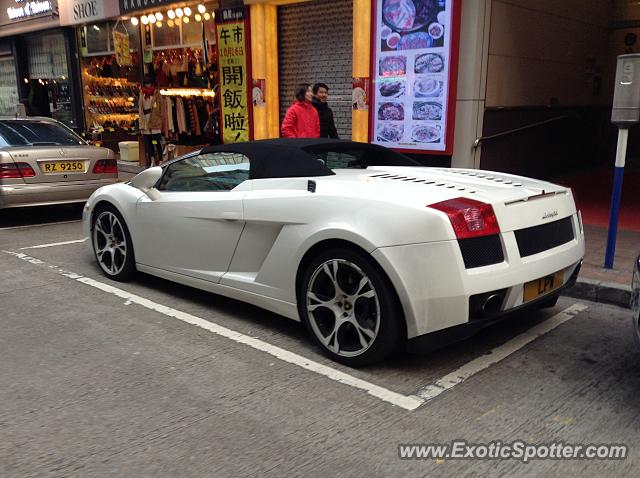 Lamborghini Gallardo spotted in Hong Kong, China