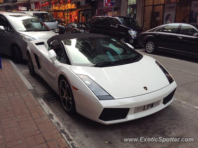 Lamborghini Gallardo spotted in Hong Kong, China