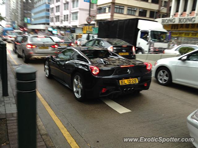 Ferrari 458 Italia spotted in Hong Kong, China