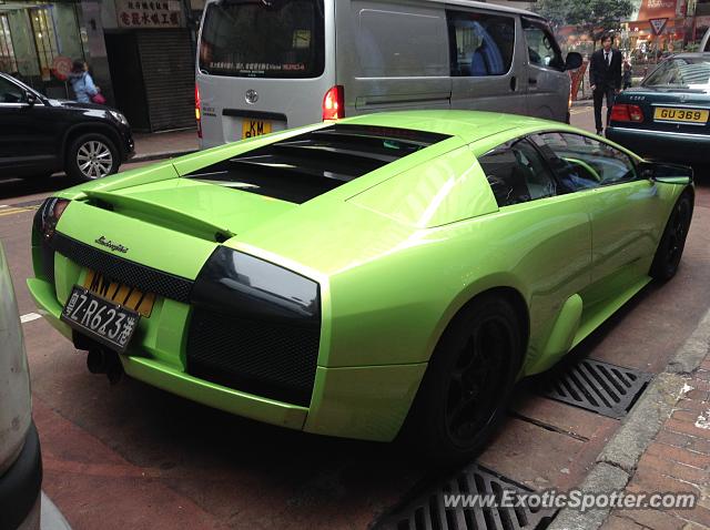 Lamborghini Murcielago spotted in Hong Kong, China