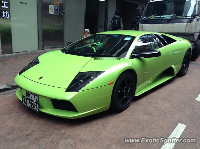 Lamborghini Murcielago spotted in Hong Kong, China