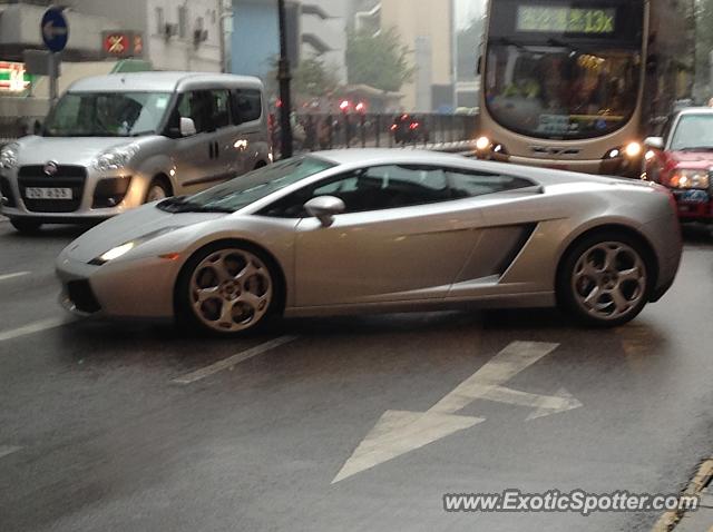 Lamborghini Gallardo spotted in Hong Kong, China