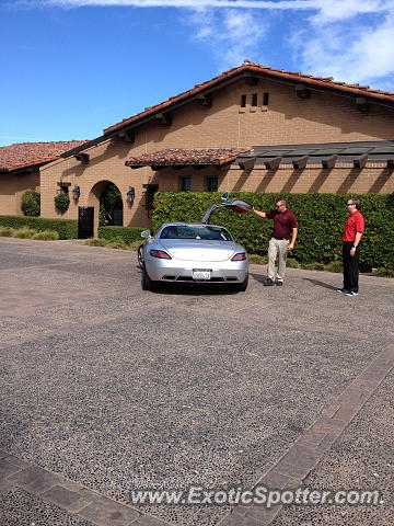 Mercedes SLS AMG spotted in Del Mar, California