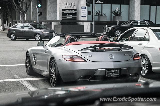 Mercedes SLS AMG spotted in Beverly Hills, California