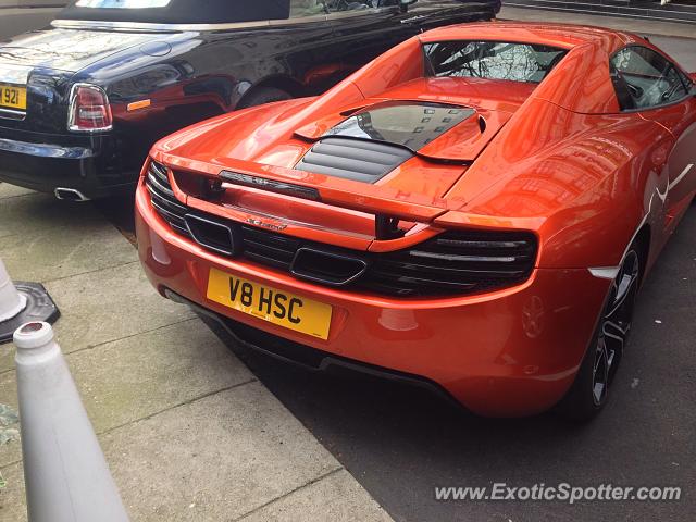 Mclaren MP4-12C spotted in London, United Kingdom