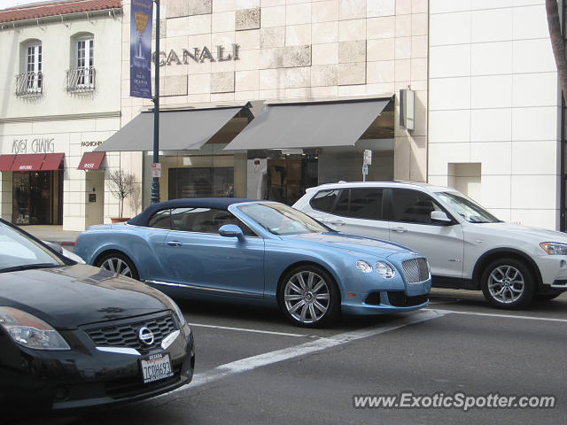 Bentley Continental spotted in Beverly Hills, California