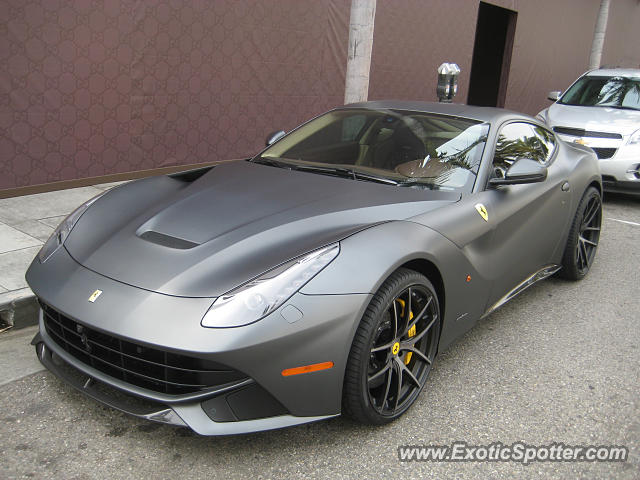 Ferrari F12 spotted in Beverly Hills, California