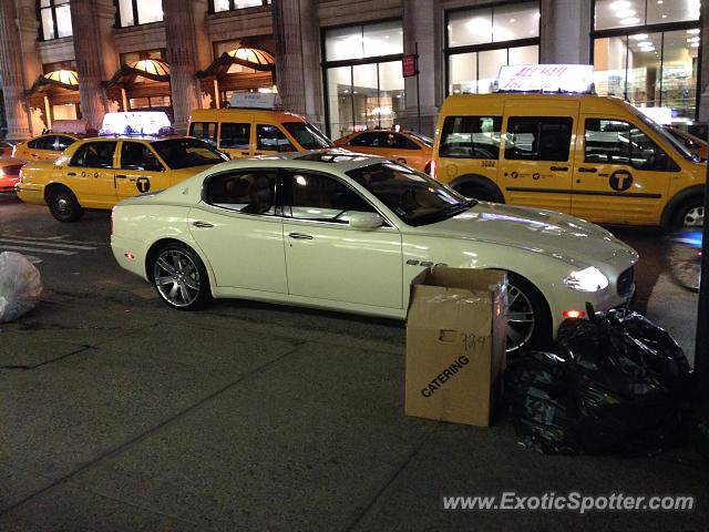 Maserati Quattroporte spotted in New York City, New York