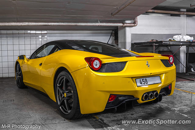 Ferrari 458 Italia spotted in Sandton, South Africa