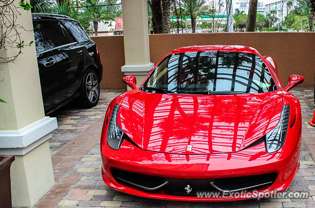 Ferrari 458 Italia spotted in Miami, Florida