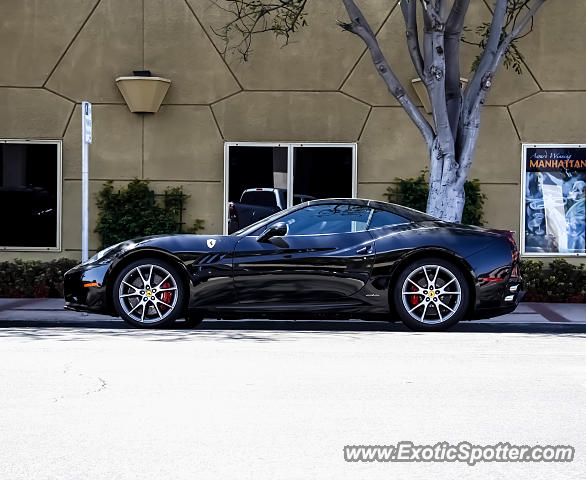 Ferrari California spotted in La Jolla, California