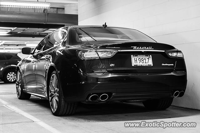 Maserati Quattroporte spotted in Boston, Massachusetts