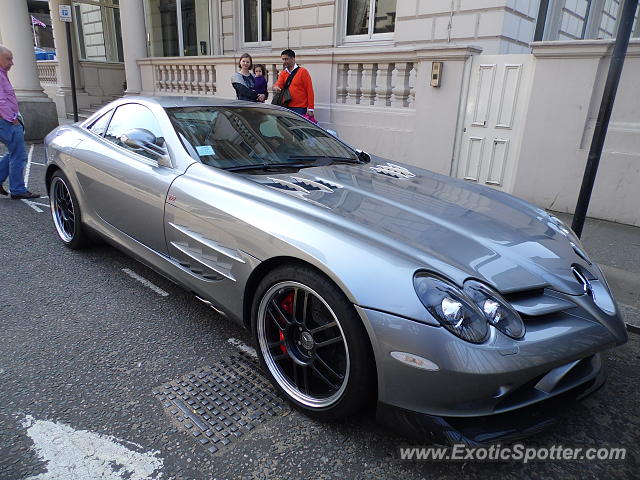 Mercedes SLR spotted in London, United Kingdom