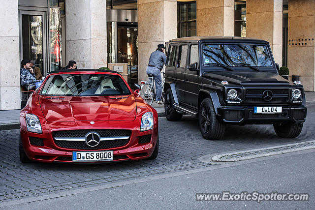 Mercedes SLS AMG spotted in Düsseldorf, Germany