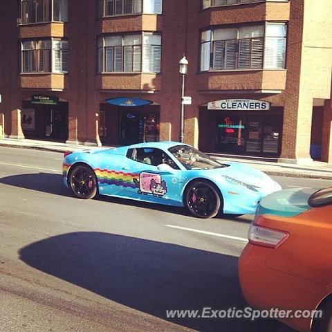 Ferrari 458 Italia spotted in Toronto, Canada