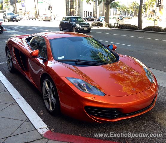 Mclaren MP4-12C spotted in Beverly Hills, California