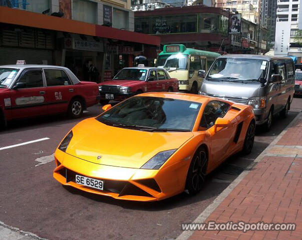 Lamborghini Gallardo spotted in Hong Kong, China