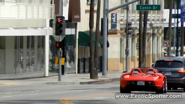 Porsche Carrera GT spotted in Beverly Hills, California