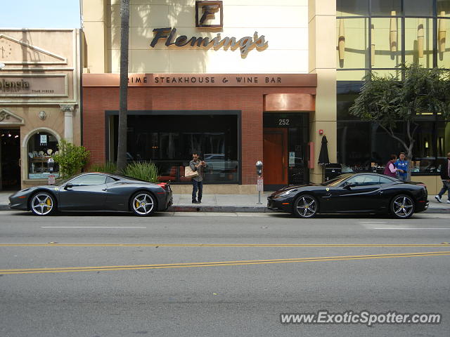 Ferrari 458 Italia spotted in Beverly Hills, California