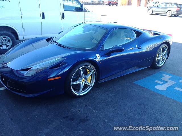 Ferrari 458 Italia spotted in Nashville, United States