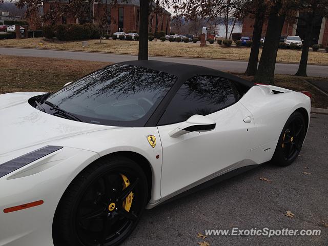 Ferrari 458 Italia spotted in Nashville, Tennessee