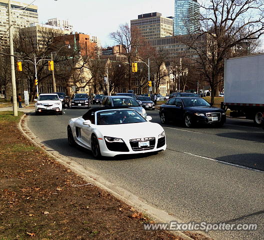 Audi R8 spotted in Toronto, Canada