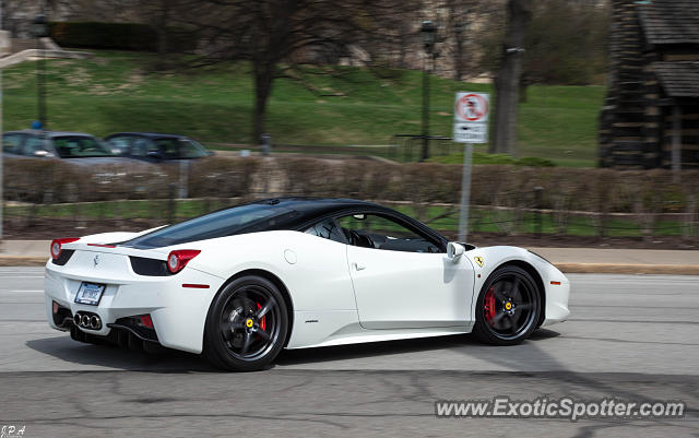 Ferrari 458 Italia spotted in Pittsburgh, Pennsylvania