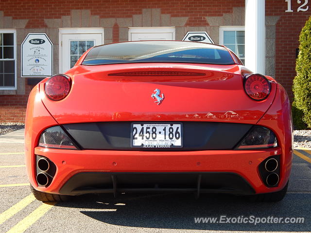 Ferrari California spotted in Pittsford, New York