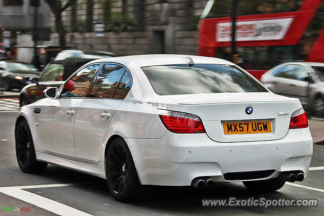 BMW M5 spotted in London, United Kingdom