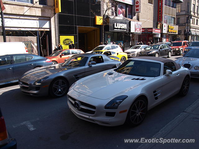 Mercedes SLS AMG spotted in Montreal, Canada