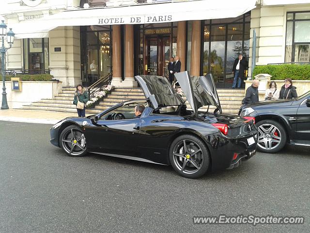 Ferrari 458 Italia spotted in Monaco, Monaco