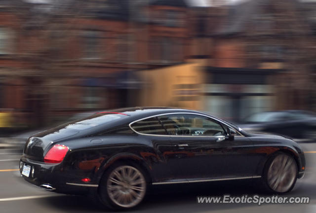 Bentley Continental spotted in Toronto, Canada