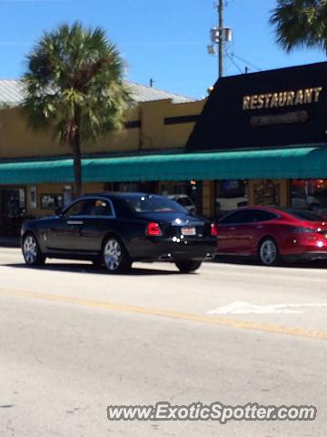 Rolls Royce Ghost spotted in Fort Lauderdale, Florida