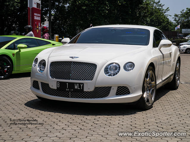 Bentley Continental spotted in Jakarta, Indonesia