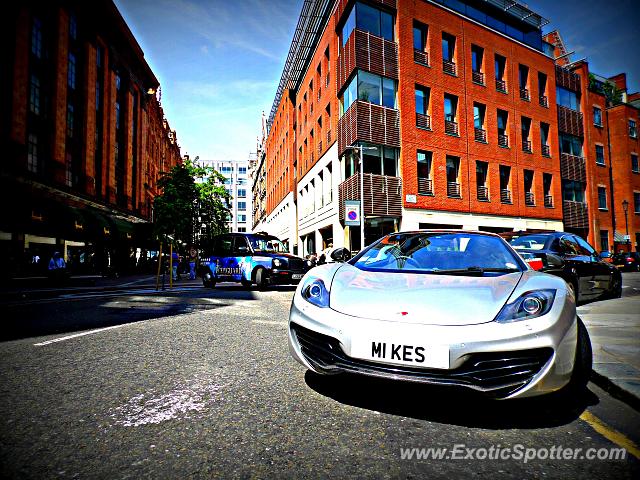 Mclaren MP4-12C spotted in London, United Kingdom